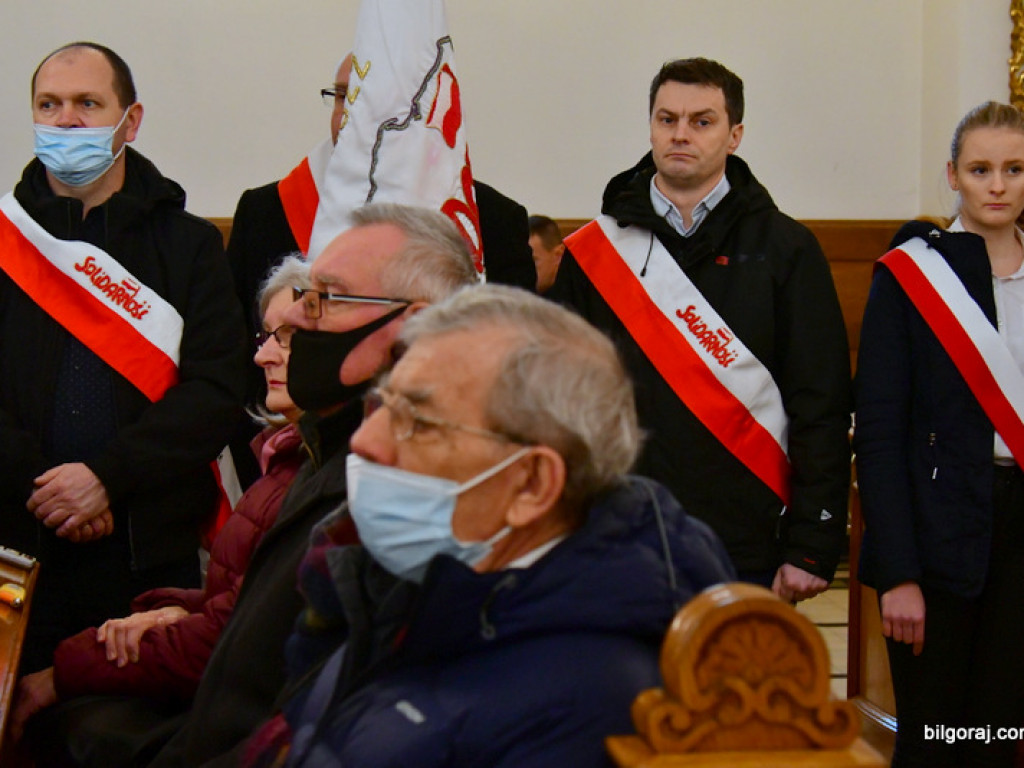 40. rocznica stanu wojennego. Biłgoraj pamięta o ofiarach (FOTO)