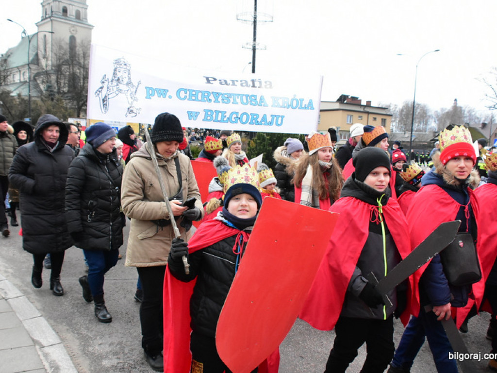 Orszak Trzech Króli przeszedł ulicami Biłgoraja (FOTO)