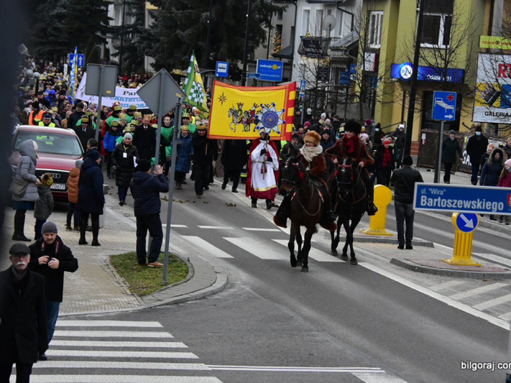 Orszak Trzech Króli przeszedł ulicami Biłgoraja (FOTO)