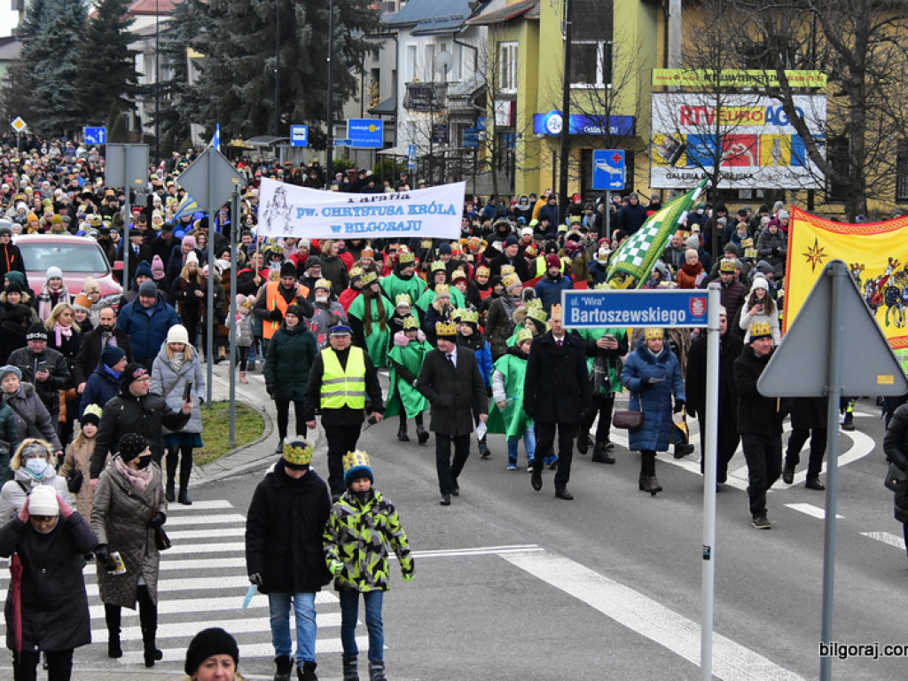 Orszak Trzech Króli przeszedł ulicami Biłgoraja (FOTO)