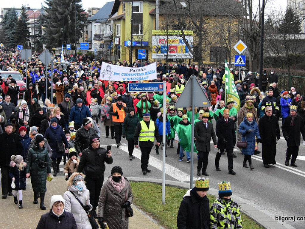 Orszak Trzech Króli przeszedł ulicami Biłgoraja (FOTO)