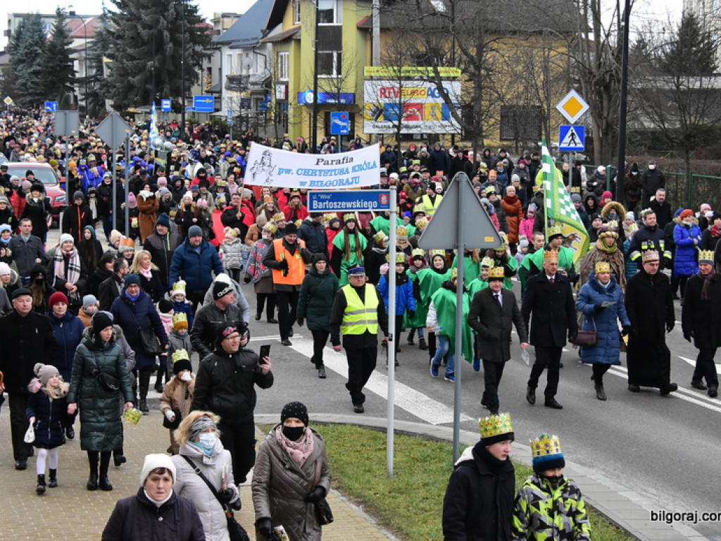 Orszak Trzech Króli przeszedł ulicami Biłgoraja (FOTO)