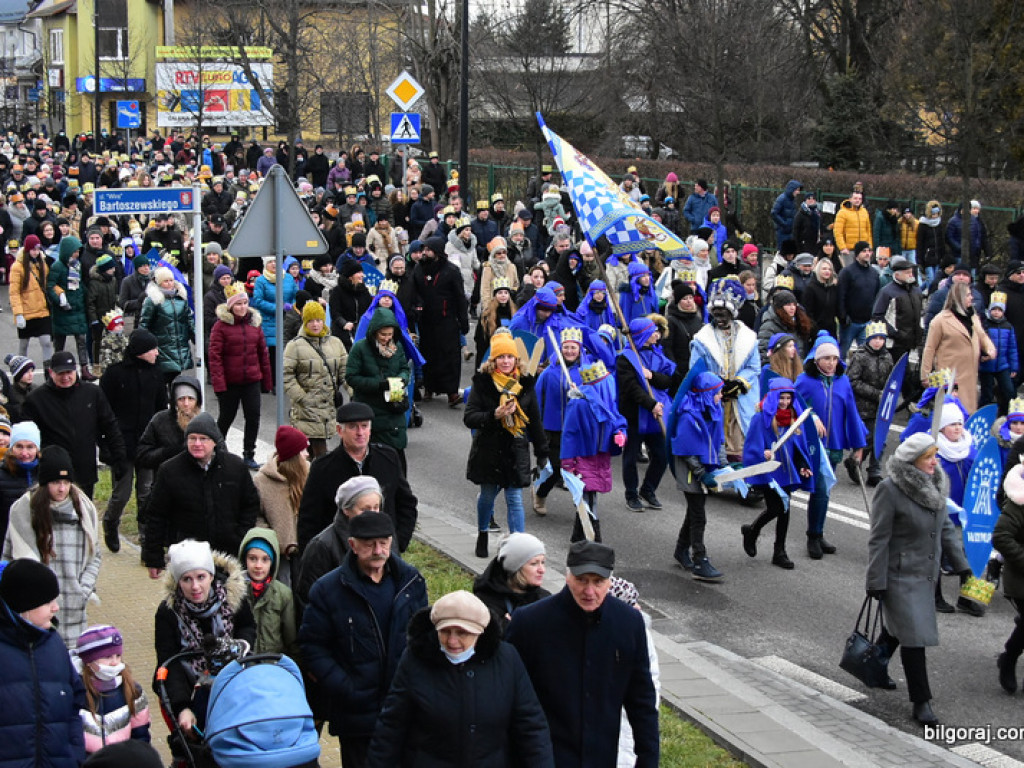 Orszak Trzech Króli przeszedł ulicami Biłgoraja (FOTO)