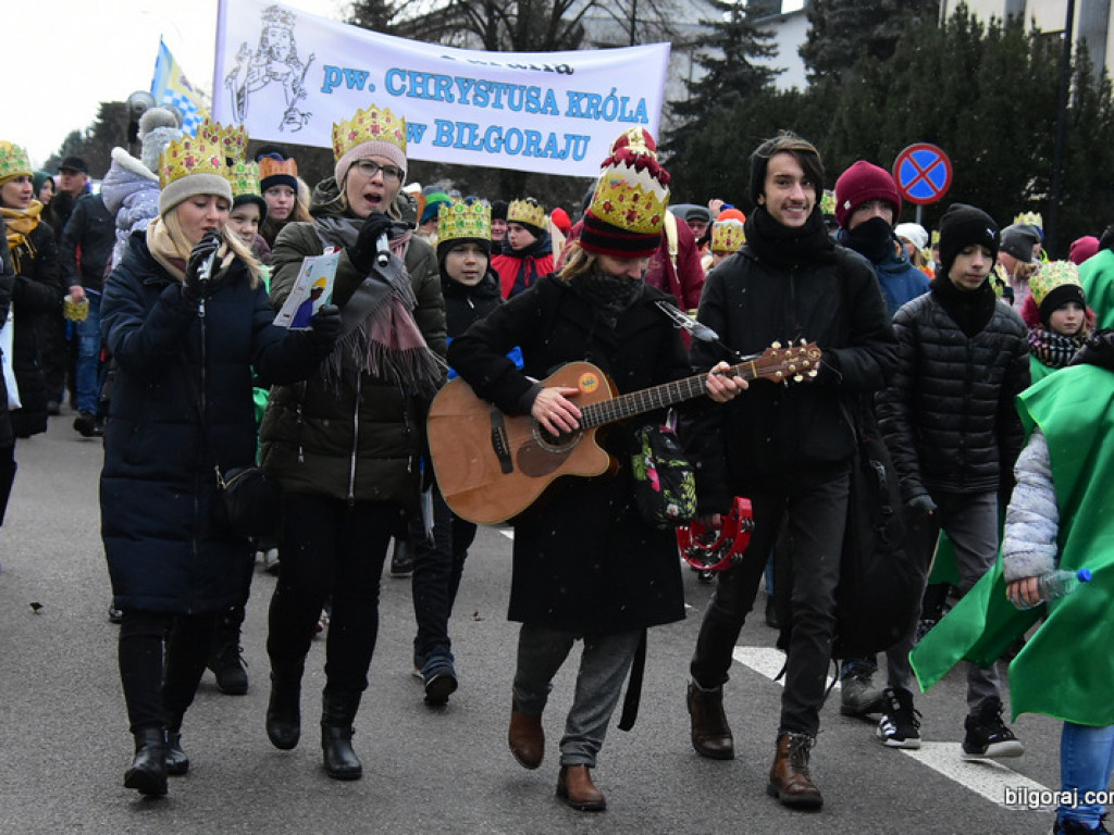 Orszak Trzech Króli przeszedł ulicami Biłgoraja (FOTO)