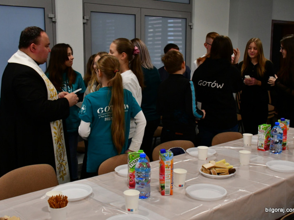 Spotkanie opłatkowe młodzieży skupionej w KSM (FOTO)
