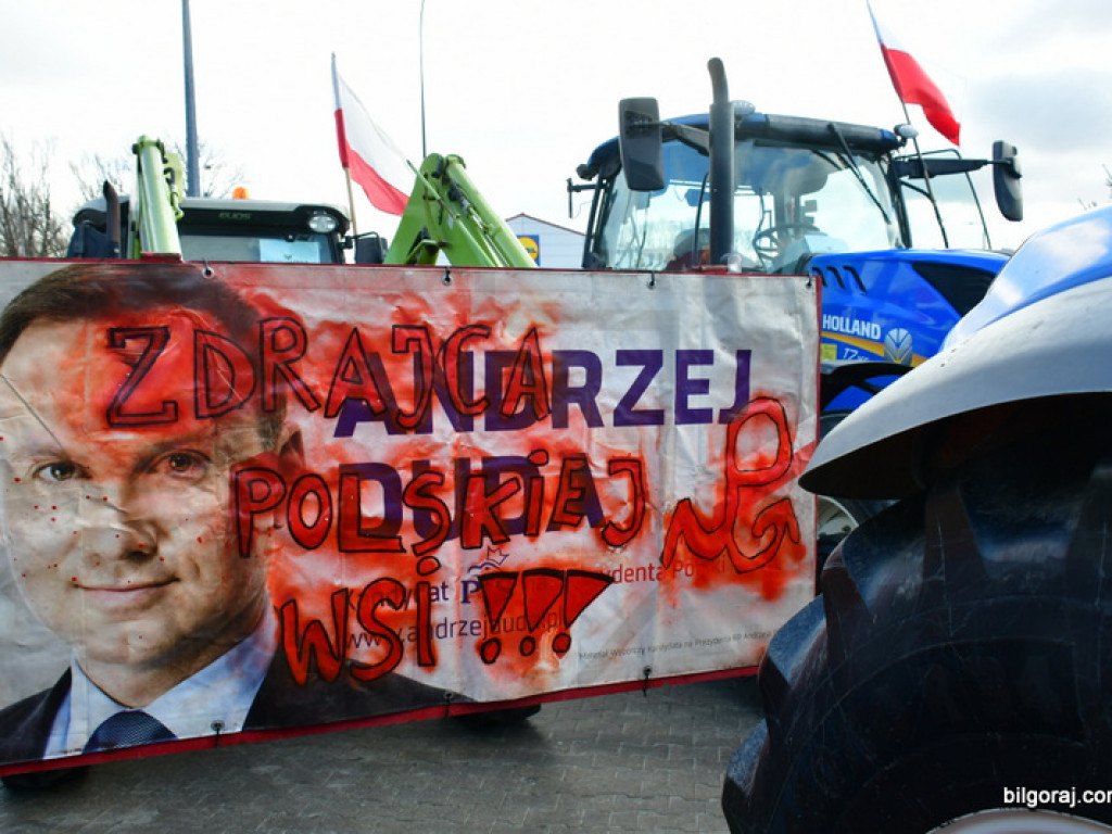 Protest rolników (FOTO)