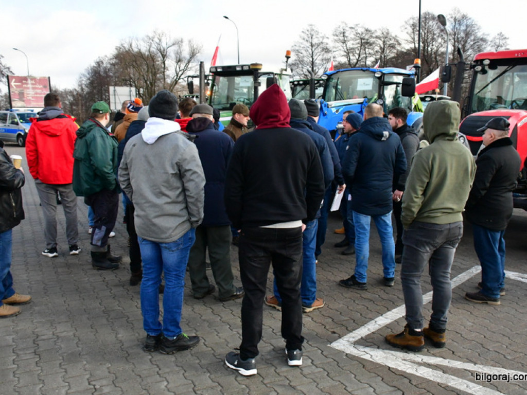 Protest rolników (FOTO)