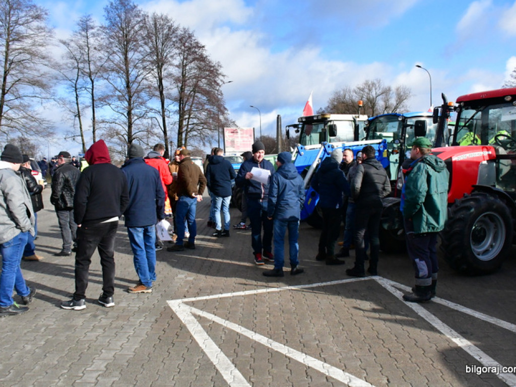 Protest rolników (FOTO)