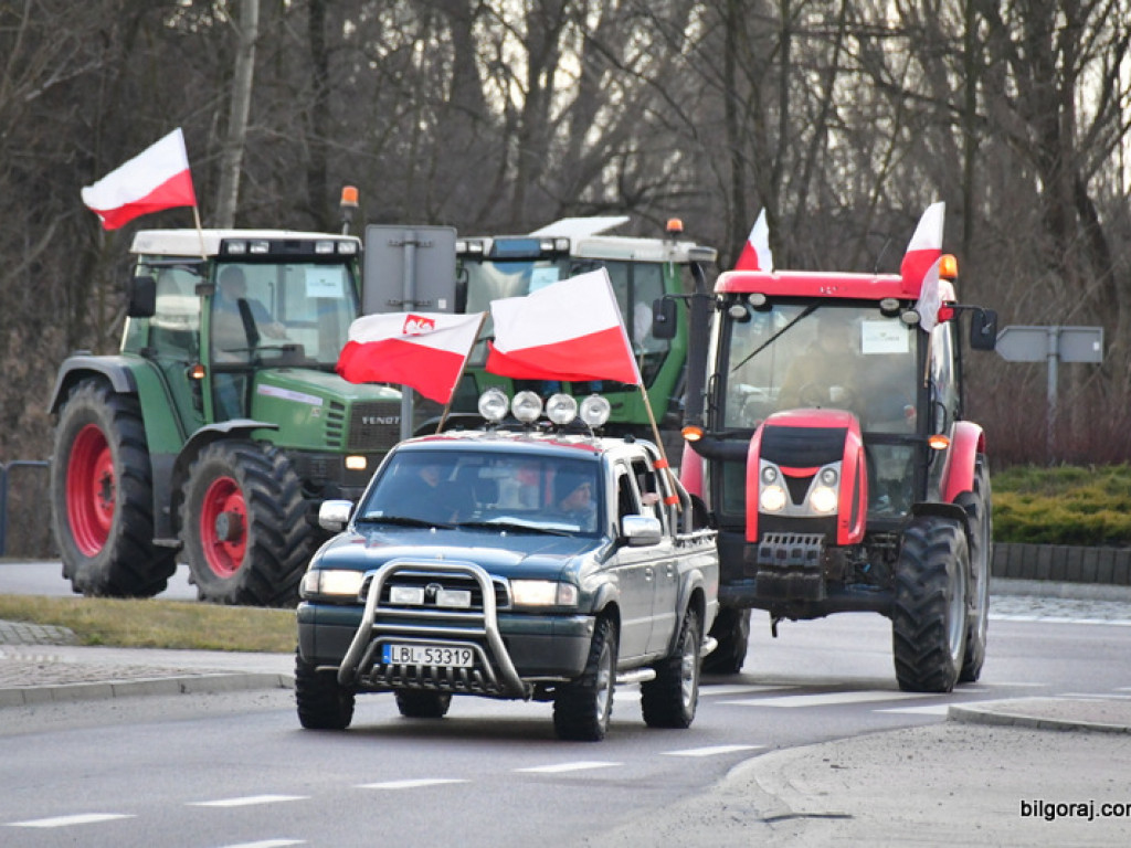 Protest rolników (FOTO)