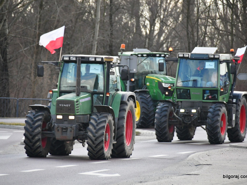 Protest rolników (FOTO)