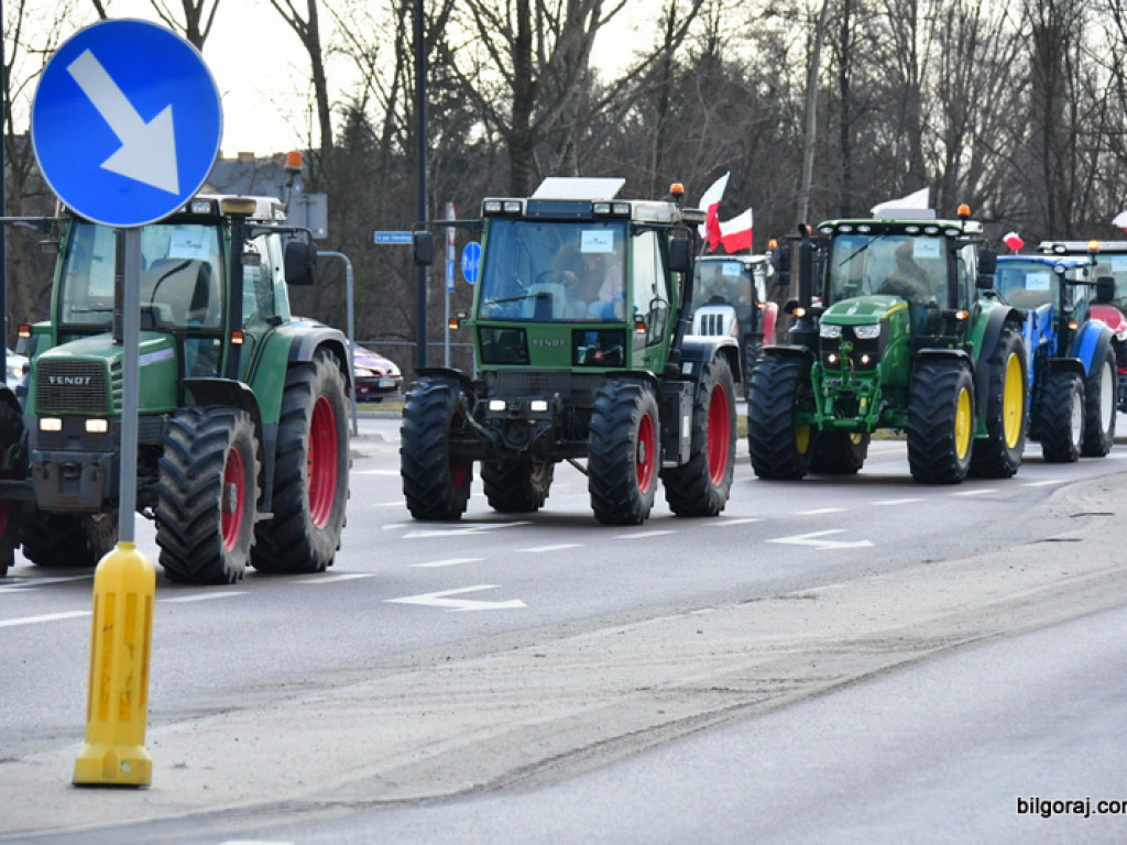 Protest rolników (FOTO)