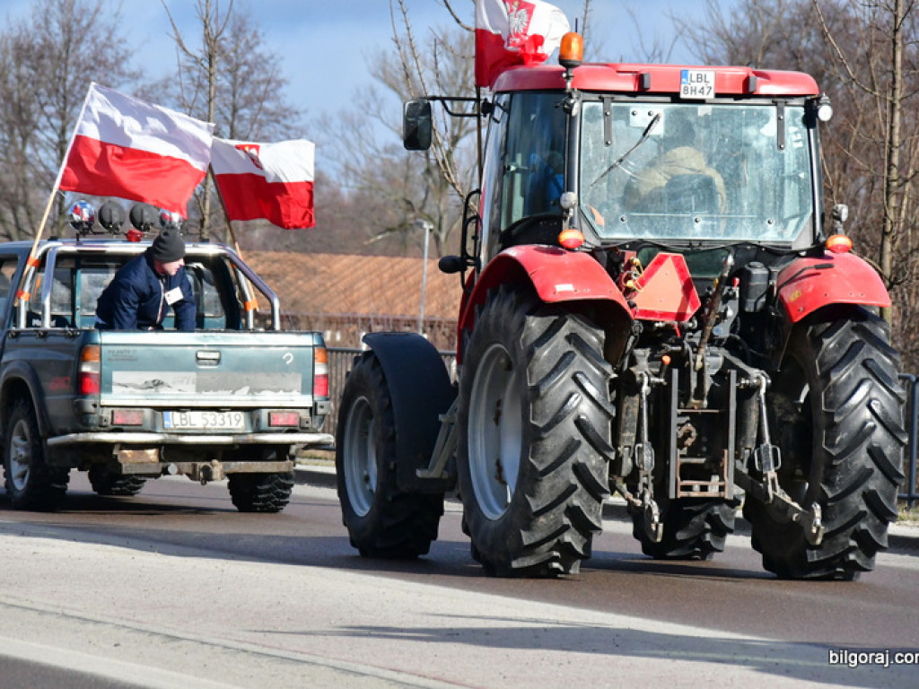 Protest rolników (FOTO)