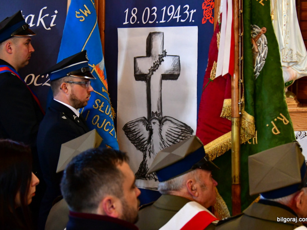 79. rocznica pacyfikacji Różańca. Mieszkańcy uczcili pamięć ofiar (FOTO)