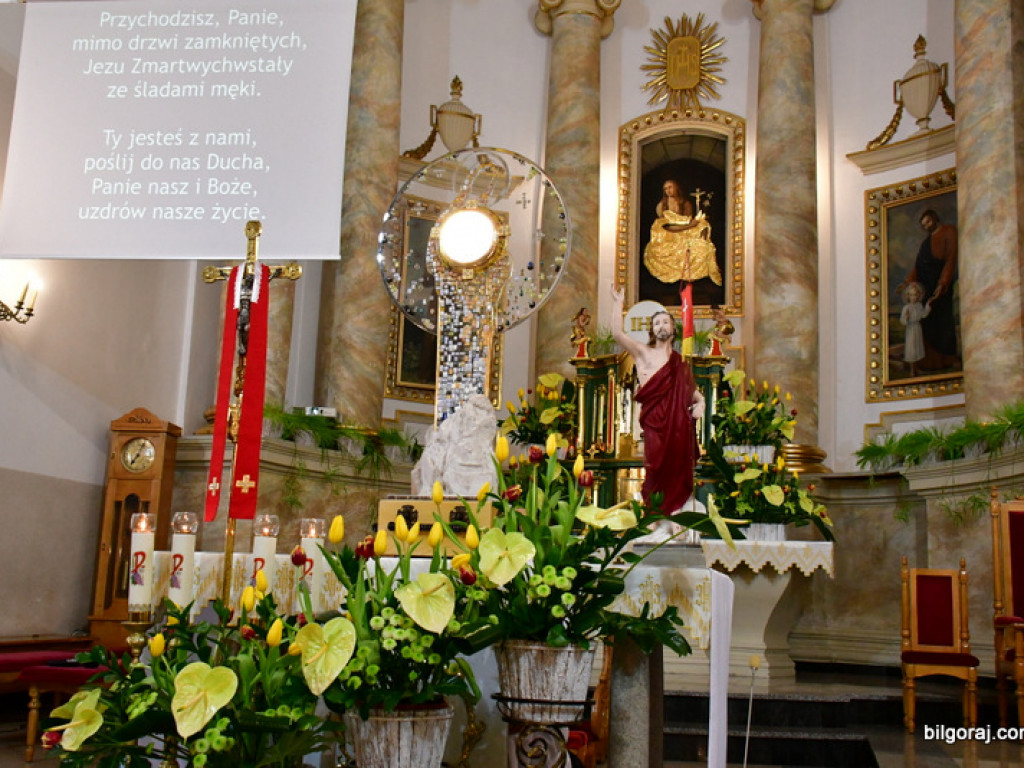 Monstrancja Królowa Pokoju w biłgorajskim sanktuarium św. Marii Magdaleny (FOTO)