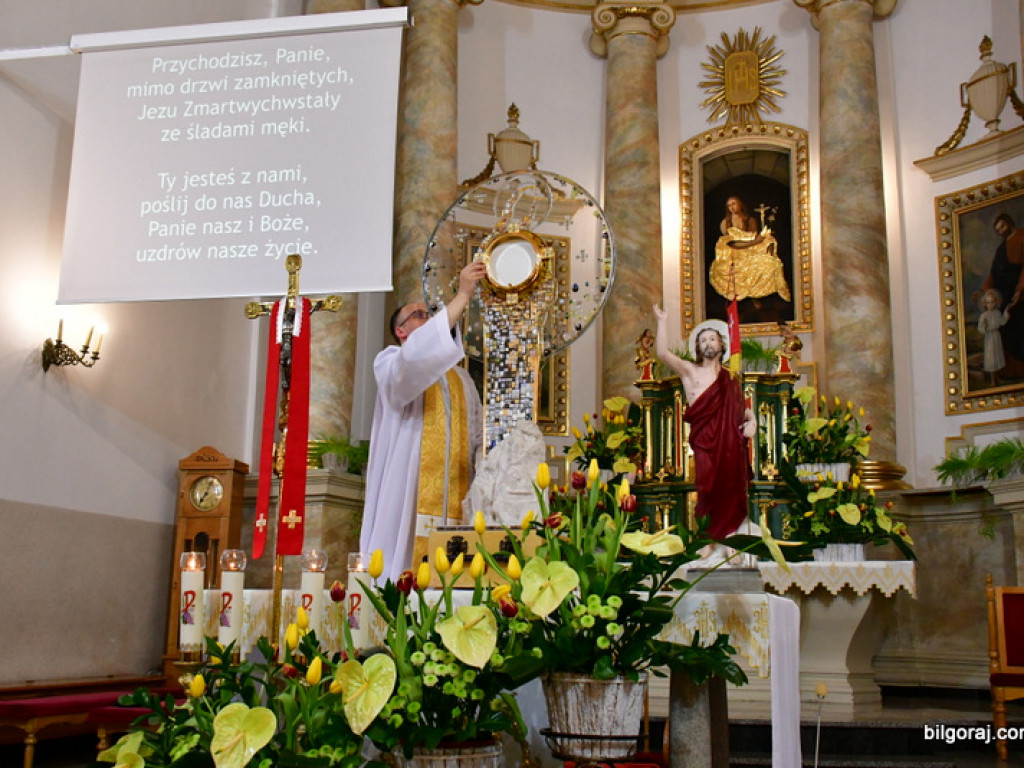 Monstrancja Królowa Pokoju w biłgorajskim sanktuarium św. Marii Magdaleny (FOTO)