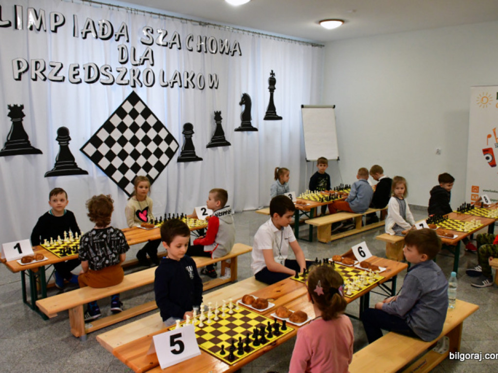 Szachowe zmagania przedszkolaków (FOTO, WYNIKI)