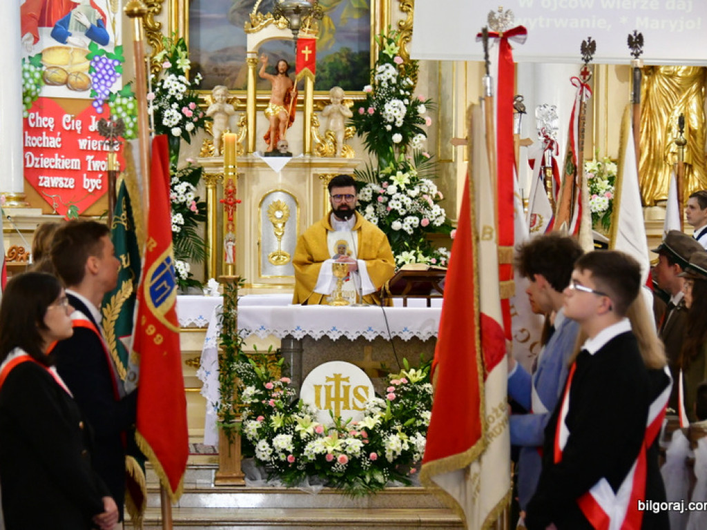 Wiwat Maj, 3 Maj. Obchody Święta Narodowego Trzeciego Maja w Biłgoraju (FOTO)