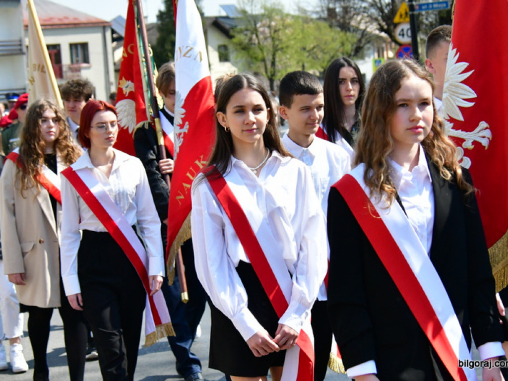Wiwat Maj, 3 Maj. Obchody Święta Narodowego Trzeciego Maja w Biłgoraju (FOTO)