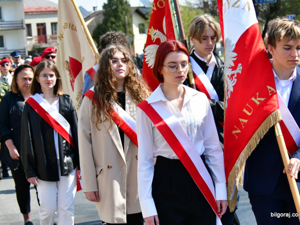 Wiwat Maj, 3 Maj. Obchody Święta Narodowego Trzeciego Maja w Biłgoraju (FOTO)