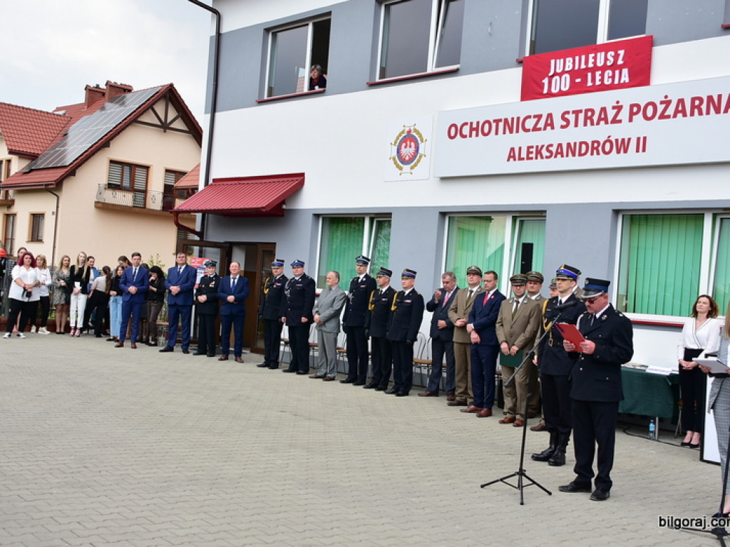 Od 100 lat służą Bogu na chwałę, ludziom na pożytek. Jubileusz jednostki OSP Aleksandrów II (FOTO)