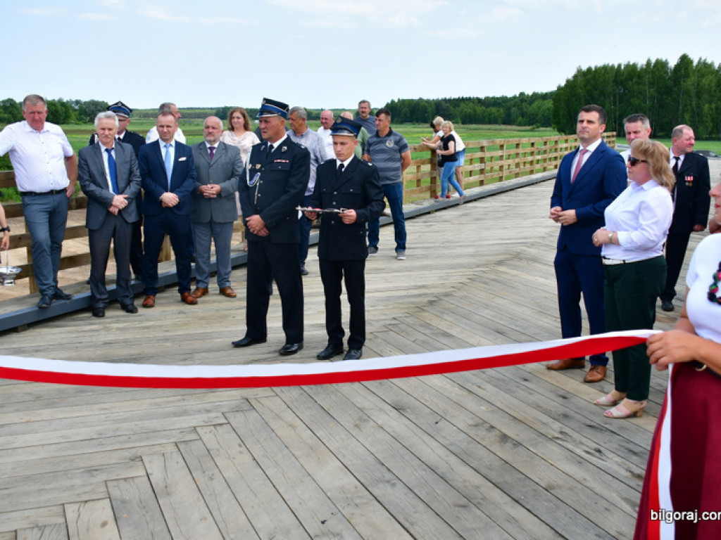 Otwarcie nowego mostu na Tanwi (FOTO)