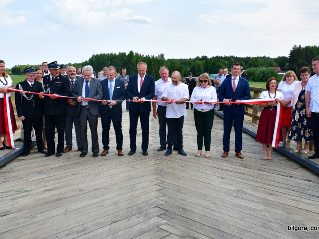 Otwarcie nowego mostu na Tanwi (FOTO)