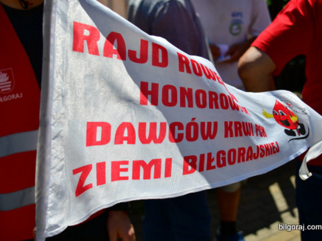 VI Rowerowy Rajd Gwiaździsty Honorowych Dawców Krwi Ziemi Biłgorajskiej