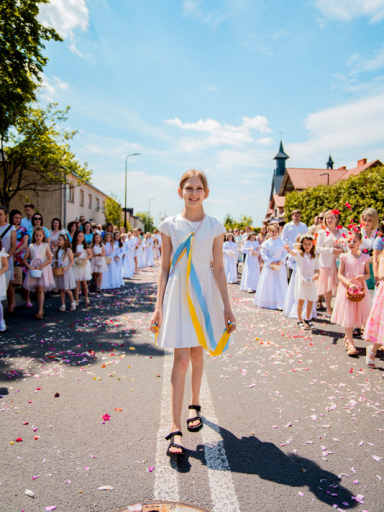Procesja Bożego Ciała w parafii Chrystusa Króla w Biłgoraju (FOTO)