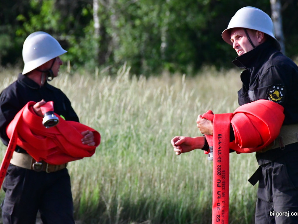 Druhowie z OSP rywalizowali w Gromadzie (FOTO, WYNIKI)