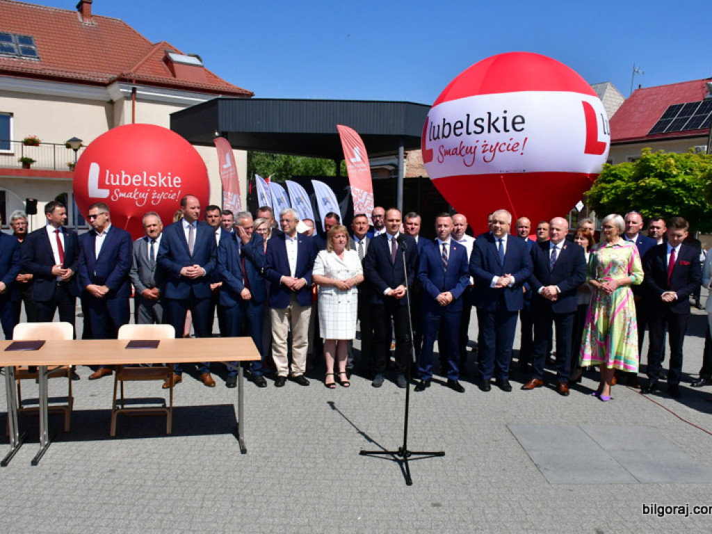 Tarnogród będzie miał obwodnicę. Właśnie podpisano umowę (FOTO, VIDEO)