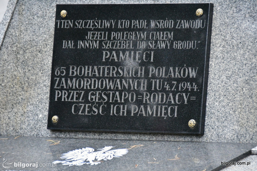 Mord partyzantów na Rapach - uroczystości
