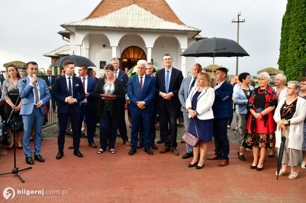 Otwarcie drogi w Tarnawie Dużej w gminie Turobin