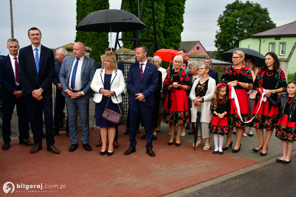 Otwarcie drogi w Tarnawie Dużej w gminie Turobin