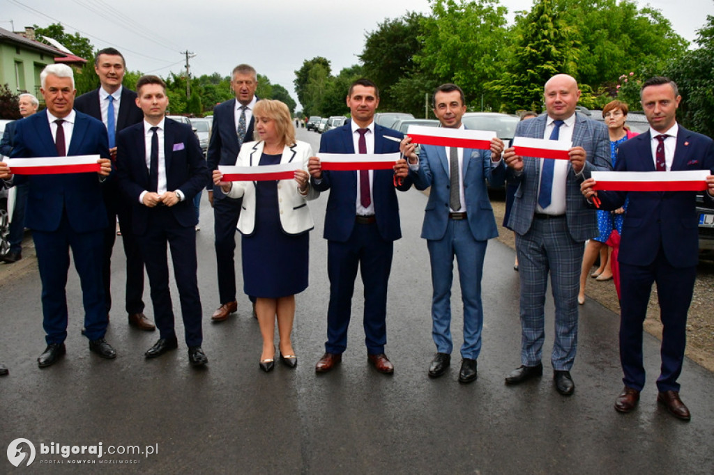 Otwarcie drogi w Tarnawie Dużej w gminie Turobin