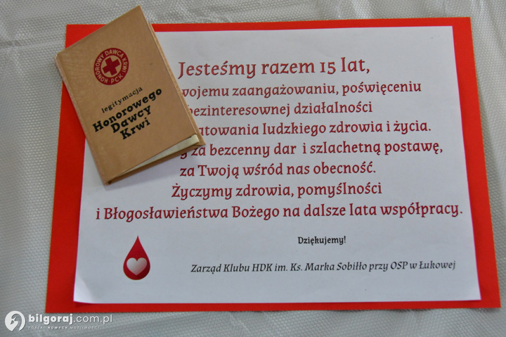 Zasłużony dla Zdrowia Narodu z Łukowej