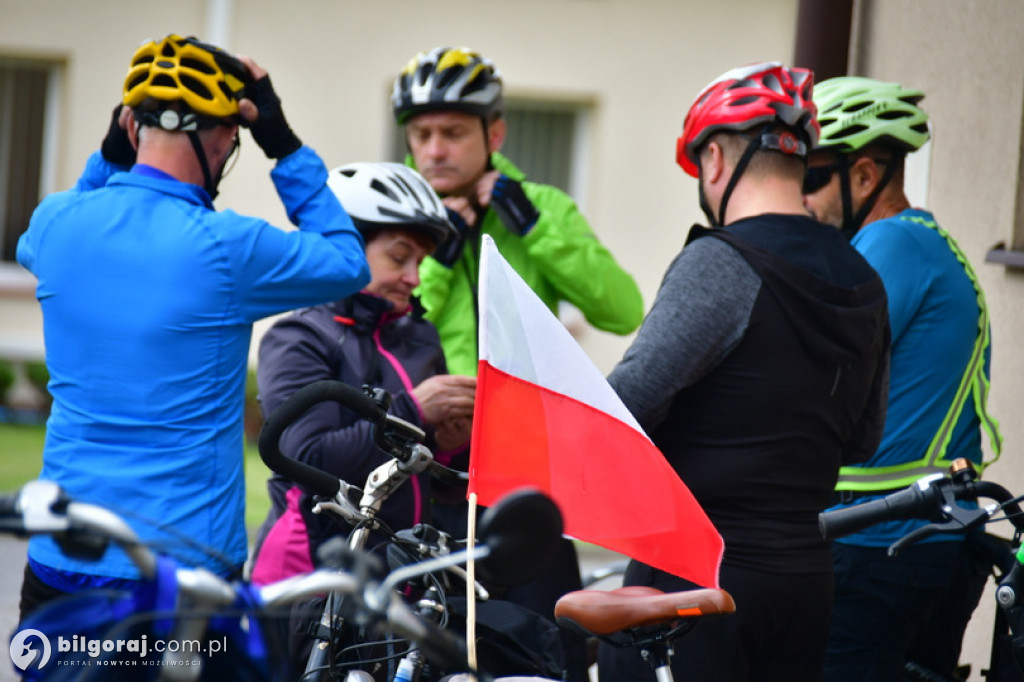 Rajd rowerowy po danej granicy zaborów