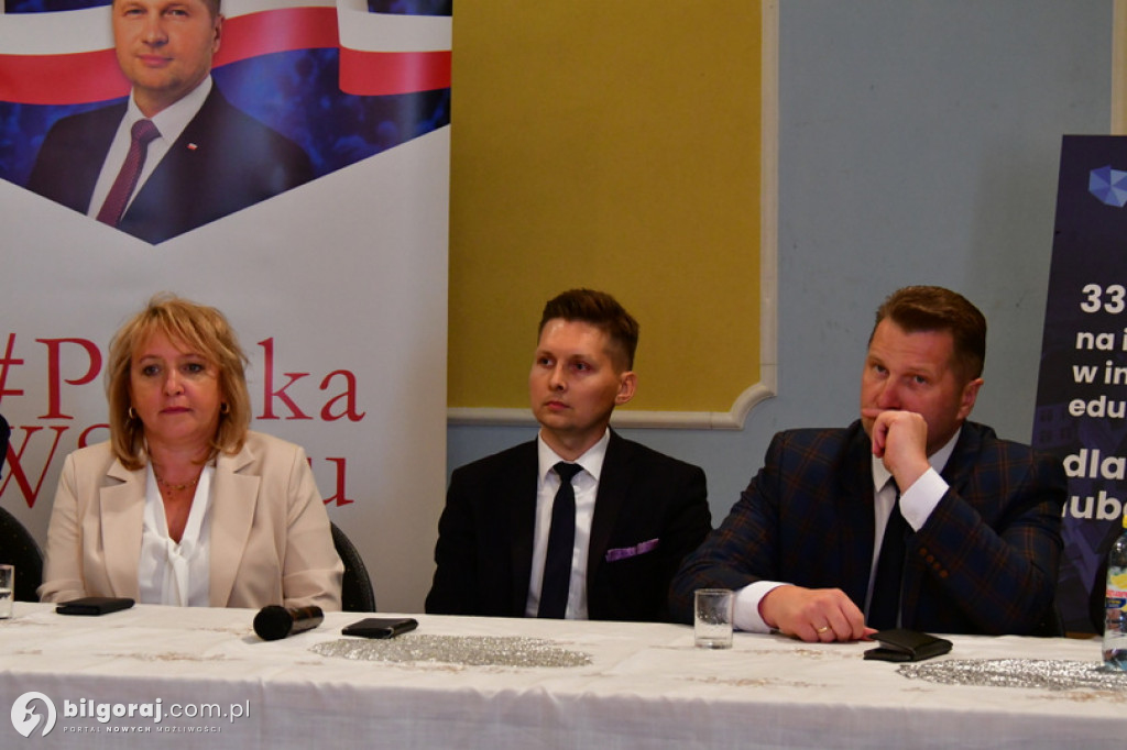Minister Przemysław Czarnek gościł w Turobinie