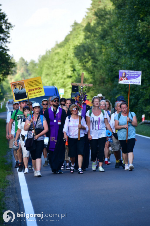 Pielgrzymi dotarli do Biłgoraja - sierpień 2022