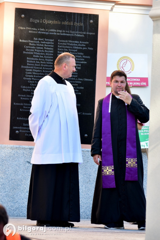 Pielgrzymi dotarli do Biłgoraja - sierpień 2022