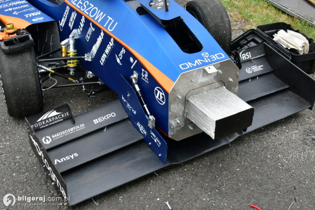 Na biłgorajski Autodromie testują bolid