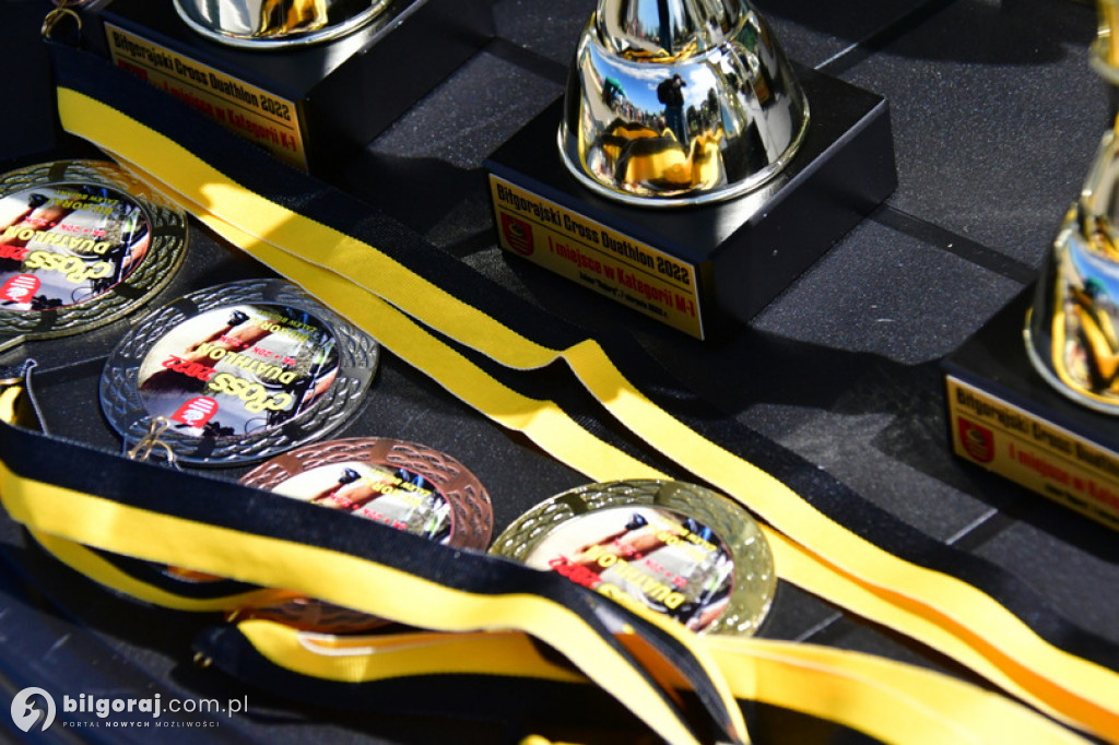 Biłgorajski Cross Duathlon - 2022 dekoracja