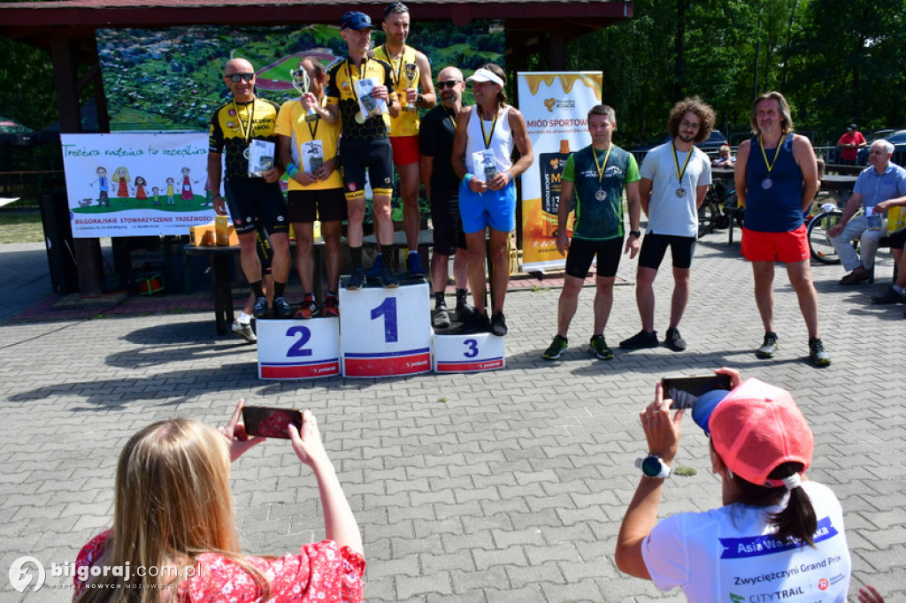 Biłgorajski Cross Duathlon - 2022 dekoracja