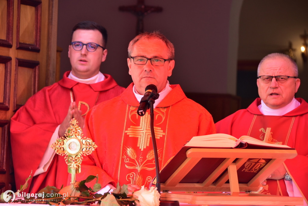 Wprowadzenie relikwii św. Maksymiliana w Osuchach