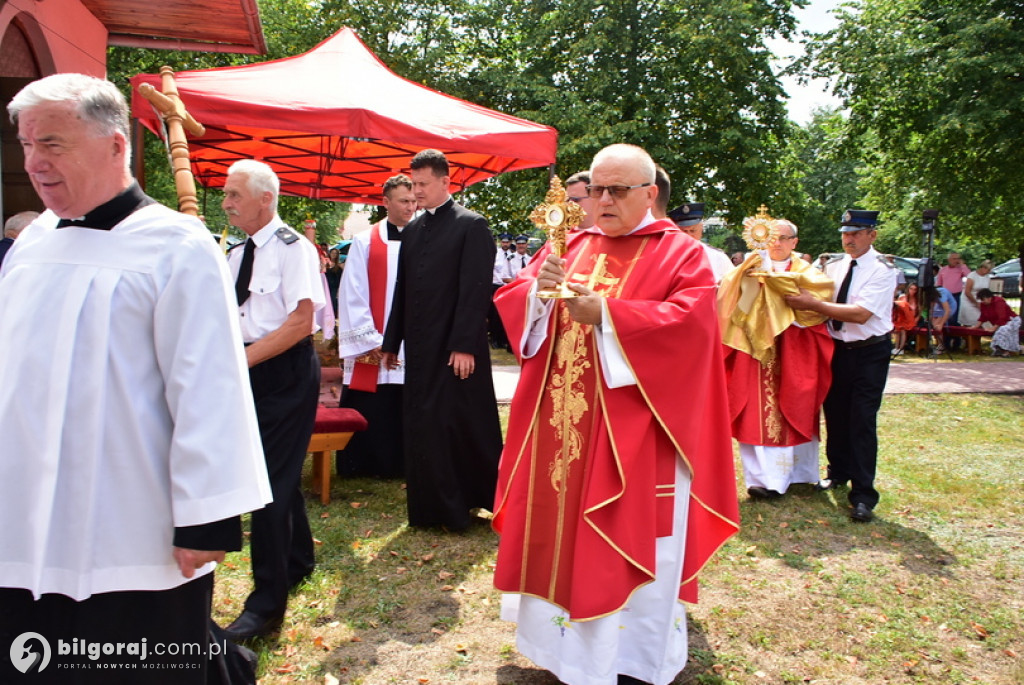 Wprowadzenie relikwii św. Maksymiliana w Osuchach