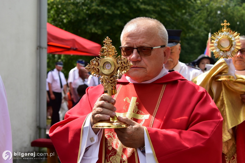 Wprowadzenie relikwii św. Maksymiliana w Osuchach
