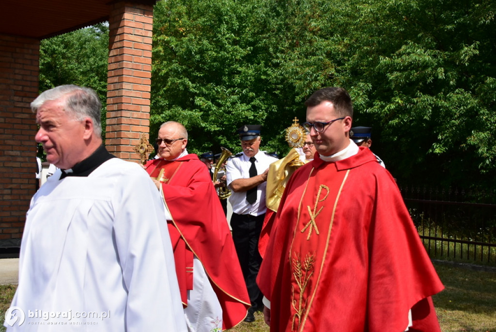 Wprowadzenie relikwii św. Maksymiliana w Osuchach