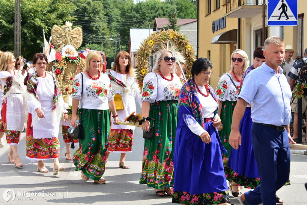 Józefowskie dożynki na miejskim rynku