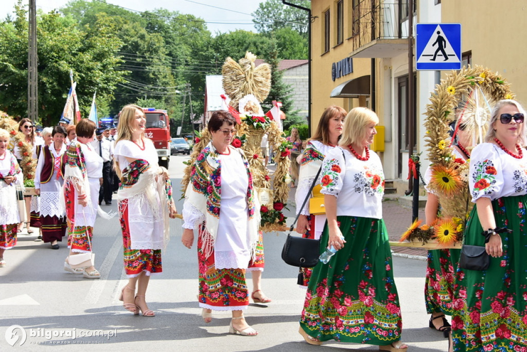 Józefowskie dożynki na miejskim rynku