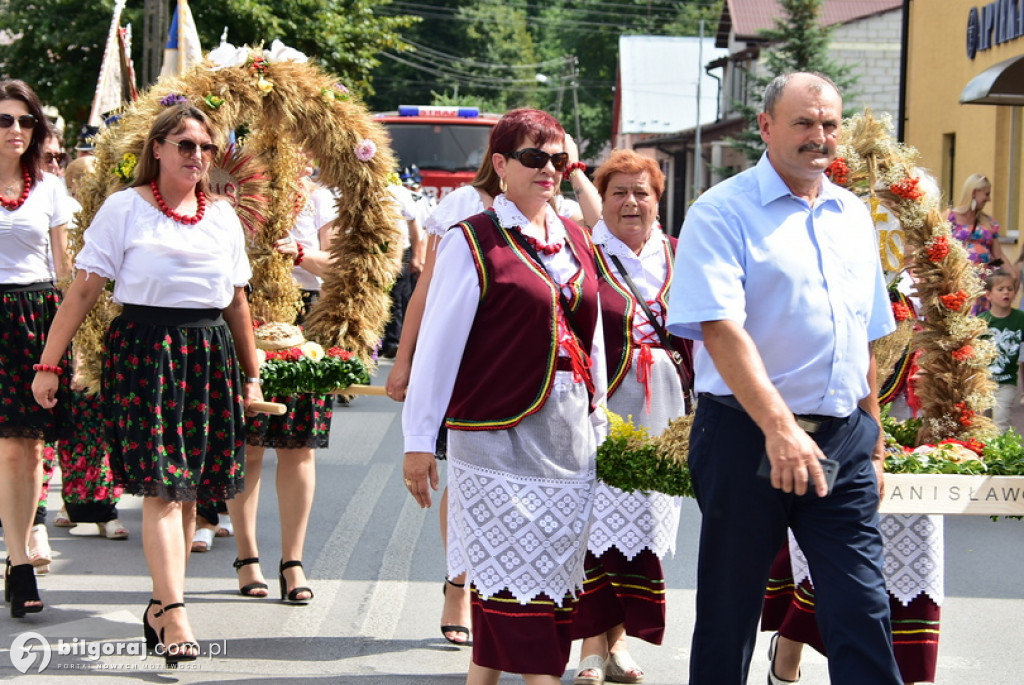 Józefowskie dożynki na miejskim rynku