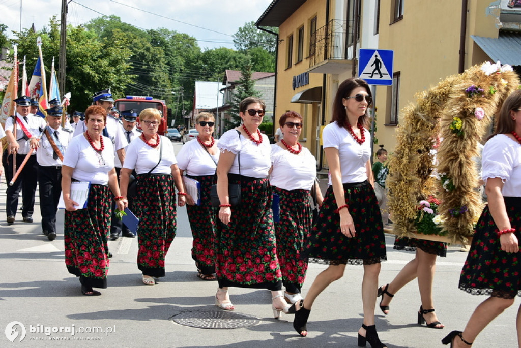 Józefowskie dożynki na miejskim rynku